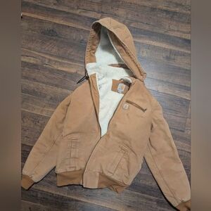Carhartt Tan Hooded Jacket